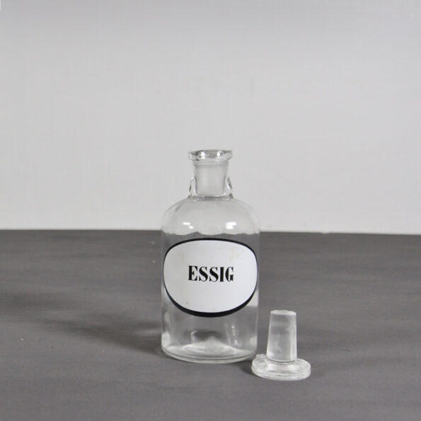 Apothekerglas 250 ml antik Essig