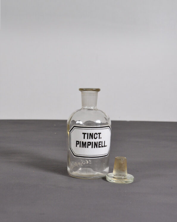 Apothekerglas 250 ml antik Tinct. Pimpinell