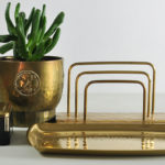 Messing Büroset Schreibtisch