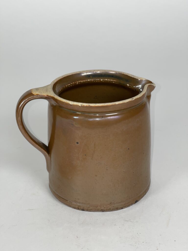 Originaler Bunzlau Krug braun, Vintage