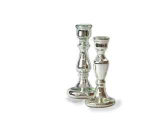 Bauernsilber Leuchterpaar Kerzenhalter 2er- Set