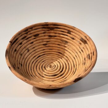 Handlicher alter Gärkorb, Korb für die Teigruhe